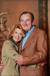 09/00/1998.  Close up Daniel Ceccaldi and his wife Laurence.