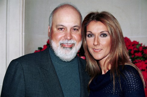 CELINE DION AND HUSBAND RENE ANGELIL IN PARIS