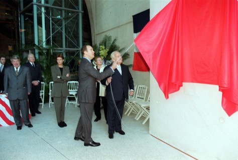 MONTE CARLO: THE ROYAL FAMILY OF MONACO UNVEILS THE NEW STATION