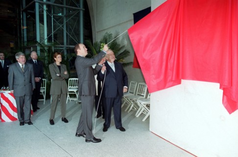 MONTE CARLO: THE ROYAL FAMILY OF MONACO UNVEILS THE NEW STATION