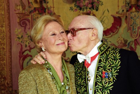 01/03/2000. GERARD OURY A L'ACADEMIE DES BEAUX ARTS