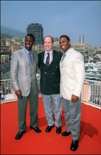 06/03/2000. People at the formula one grand prix in Monaco.