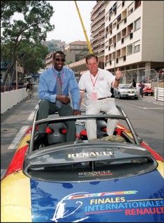 06/03/2000. People at the formula one grand prix in Monaco.