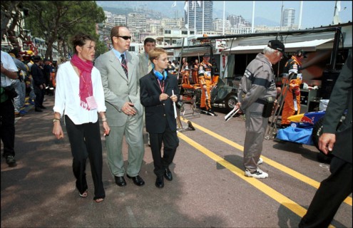 06/04/2000. The family of Monaco at the formula one grand prix of Monaco.