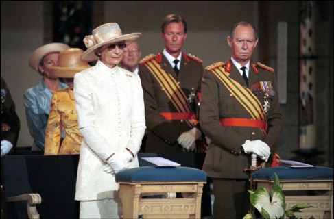 06/23/2000. Royal mass during the national day in Luxemburg.