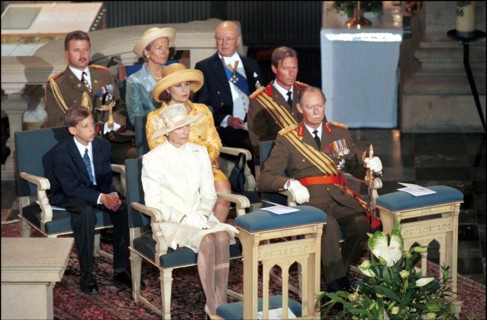 06/23/2000. Royal mass during the national day in Luxemburg.