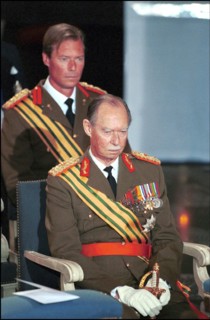 06/23/2000. Royal mass during the national day in Luxemburg.
