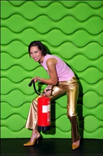 10/00/2000. Frederique Bedos - french host on MTV
