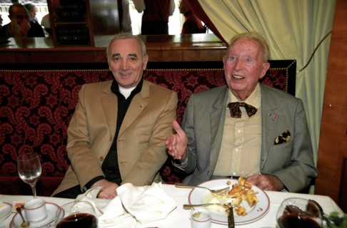 Charles Aznavour et Charles Trenet