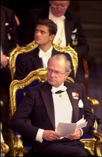 12/10/2000. Sweden Royal Family at the Nobel Ceremony.