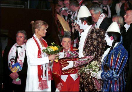 01/23/2001. The Monaco Circus Festival: prize ceremony.