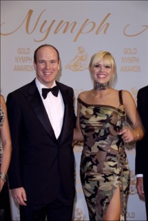 02/21/2001. 41st Monte Carlo TV festival awards ceremony.
