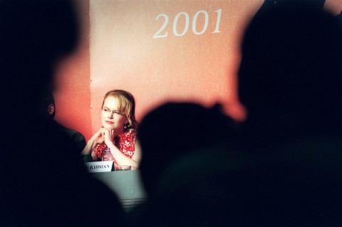 05/09/2001. 54th Cannes Film Festival: Press conference of "Moulin Rouge".