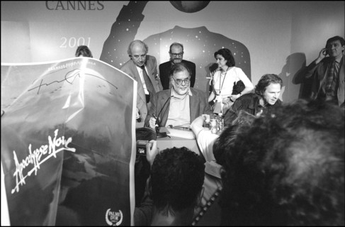 05/11/2001. 54th Cannes film festival: Press conference of "Apocalypse now Redux".