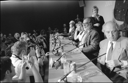 05/11/2001. 54th Cannes film festival: Press conference of "Apocalypse now Redux".