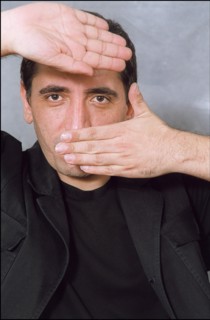 05/11/2001. 54th Cannes film festival: studio of Mohsen Makhmalbaf and Niloufar Pazira