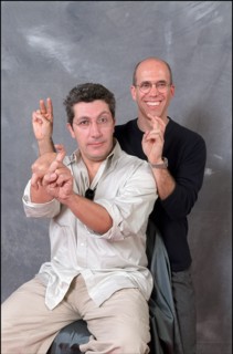 05/12/2001. 54th Cannes film festival: studio of "Shrek" team.