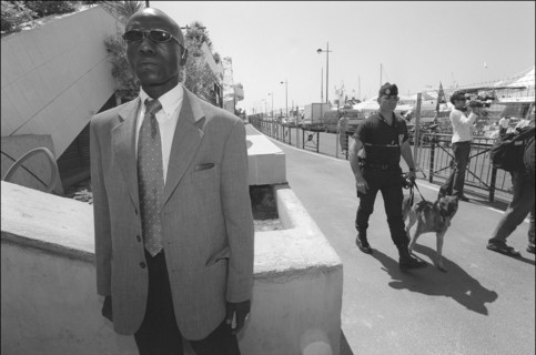 05/12/2001. 54th Cannes film festival: Backstage.