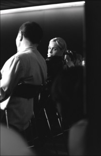 05/12/2001. 54th Cannes film festival: Press conference of "la Repetition" team.