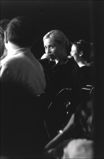 05/12/2001. 54th Cannes film festival: Press conference of "la Repetition" team.