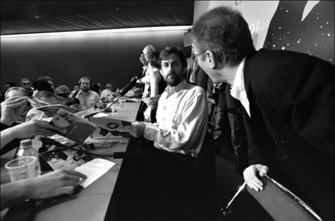 05/17/2001. 54th Cannes film festival: photocall and press conference of "la stanza del figlio"