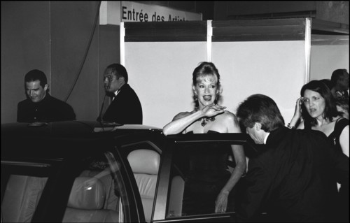 05/19/2001. Backstage of Cannes Film Festival with Melanie Griffith & Antonio Banderas