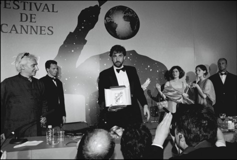 05/20/2001. 54th Cannes Film Festival : Backstage closing ceremony
