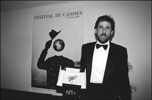 05/20/2001. 54th Cannes Film Festival : Backstage closing ceremony