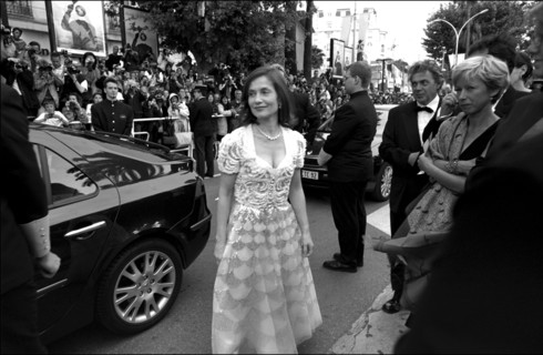 05/20/2001. 54th Cannes Film Festival : Backstage closing ceremony