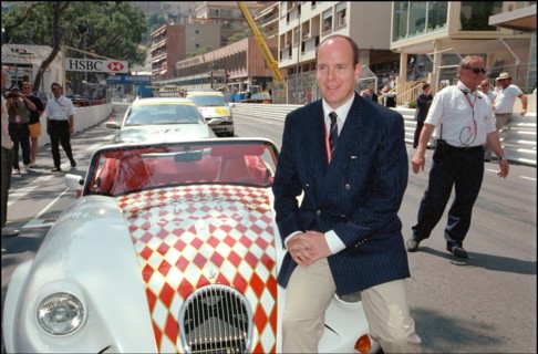 05/26/2001. Formula 1: trials for the Monaco Grand Prix.