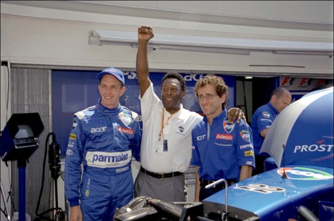 05/26/2001. Formula 1: trials for the Monaco Grand Prix.