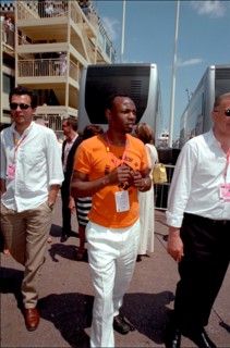 05/26/2001. Formula 1: trials for the Monaco Grand Prix.