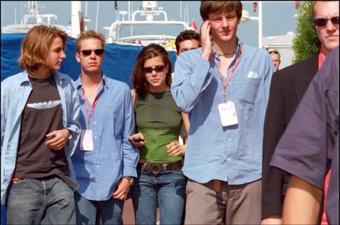 05/26/2001. Formula 1: trials for the Monaco Grand Prix.