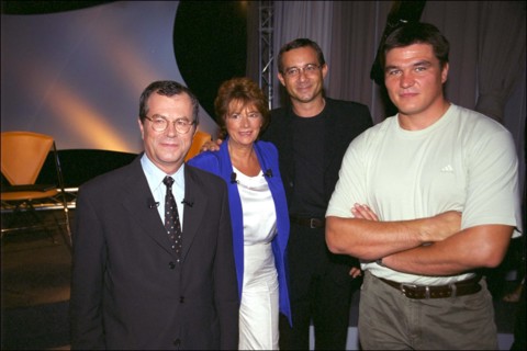 08/27/2001 Paris: presentation of the new schedules of France 2- France 3 French national TV network