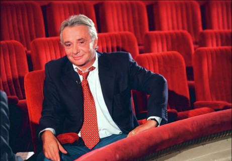 09/00/2001. EXCLUSIVE: French singer Michel Sardou new owner of the "Porte St Martin".
