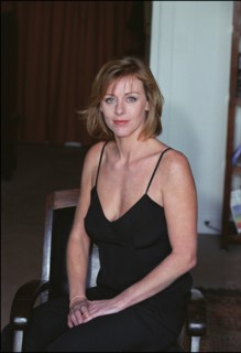 11/00/2001. Close-up Cecile Auclert stars in the TV movie "La folle de dieu".