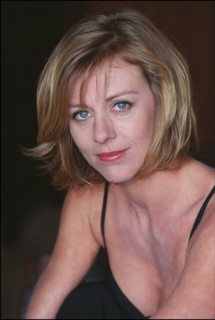 11/00/2001. Close-up Cecile Auclert stars in the TV movie "La folle de dieu".