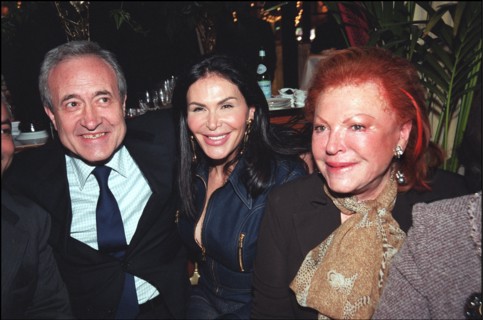 12/04/2001. Philippe Bouvard attends launch party for his latest book at Fouquet's.