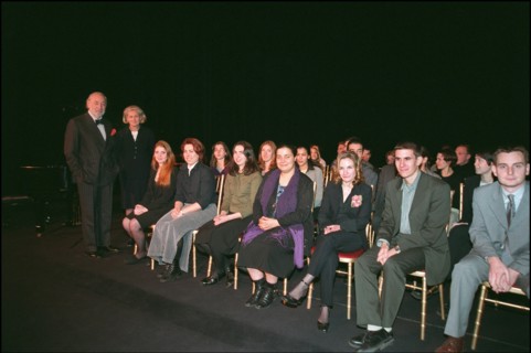 12/10/2001. French movie director Claude Lelouch sponsors Marcel Bleustein-Blanchet.
