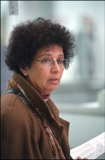 12/27/2001. EXCLUSIVE: Alleged WTC terrorist Zacarias Moussaoui's mother Aicha leaves for Washington with her son's new lawyer François Roux.