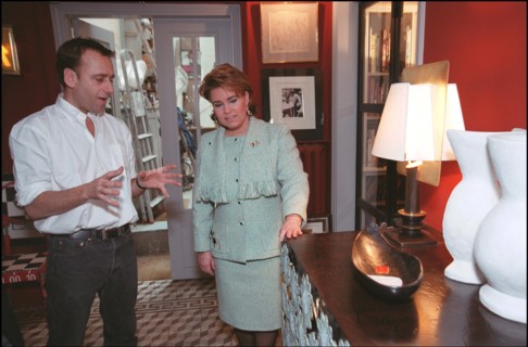 02/00/2002. Grand duke and duchess of Luxembourg, Henri and Maria Theresa, in Paris