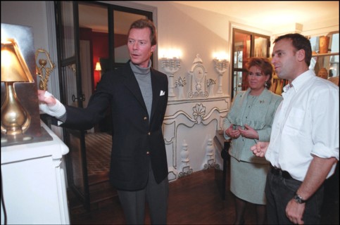 02/00/2002. Grand duke and duchess of Luxembourg, Henri and Maria Theresa, in Paris