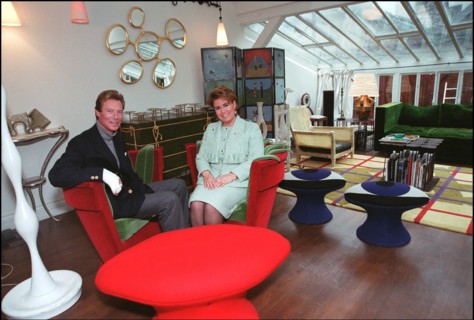 02/00/2002. Grand duke and duchess of Luxembourg, Henri and Maria Theresa, in Paris