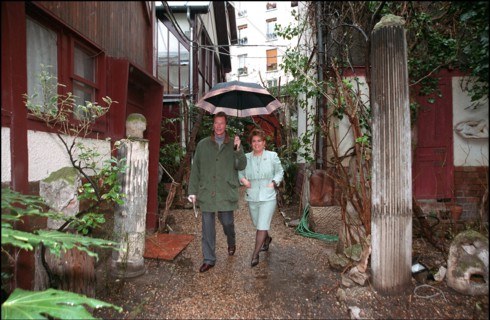 02/00/2002. Grand duke and duchess of Luxembourg, Henri and Maria Theresa, in Paris