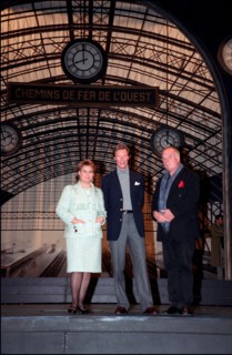 02/00/2002. EXCLUSIVE Grand duke and duchess of Luxembourg, Henri and Maria Theresa, in Paris
