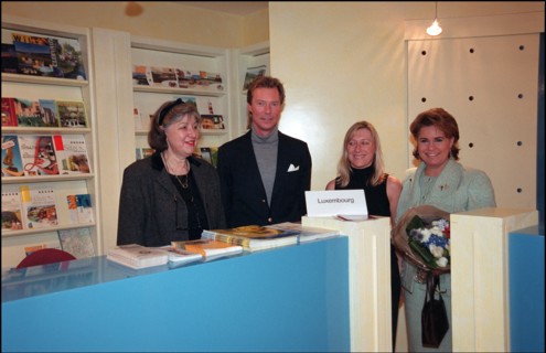02/00/2002. Grand duke and duchess of Luxembourg, Henri and Maria Theresa, in Paris
