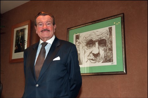 02/00/2002. Close up Jacques Baumel mayor of Rueil Malmaison