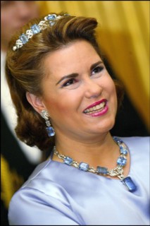 03/04/2002. Grand Duke Henry of Luxembourg and wife Maria-Teresa on visit in Ireland
