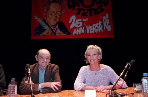 03/21/2002. 25th anniversary of RTL radio show "Les grosses tetes".