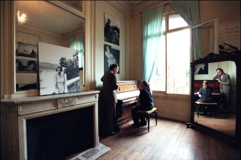 10/00/2001. Count Piotr Cheremetiev, president of the French society of Russian music, at the Sergei Rakhmaninov Russian conservatoire in Paris.